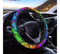 Dolyues Coprivolante per auto, motivo a farfalla, multicolore, dimensioni universali, 38 cm, protezione per auto/camion/furgone/suv