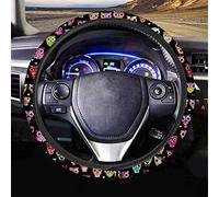 Dolyues Coprivolante universale per auto da donna e uomo, per auto, accessori per auto e conducenti, divertente stampa gufo tribale accessori interni nero