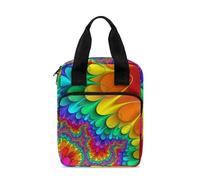 Dolyues Custodia per Bibbia con tasca con cerniera, per donne e uomini, borsa per la Bibbia portatile, per studio biblico, Tintura a nodo.