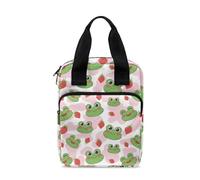 Dolyues Custodia per Bibbia con tasca con cerniera, per donne e uomini, borsa per la Bibbia portatile, per studio biblico, Rana