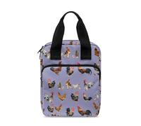 Dolyues Custodia per Bibbia portatile per studio biblico, borsa per bibbia e accessori per la Bibbia, con manico e tasca con cerniera, Pollo