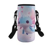 Dolyues Kawaii Axolotl, portabottiglie regolabile per ragazze 8-12, a prova di perdite, essenziale per la scuola media, regali per il rientro a scuola, Carino Axolotl