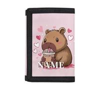 Dolyues Portafoglio personalizzato Piccolo Cartone Animato Tri-Folded Portafogli Tasca per Contanti Porta Carte con Finestra ID Borsa Multi-Card per Bambini Ragazzi Sport All'aperto Portafoglio Tè al