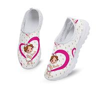 Dolyues Scarpe sportive da donna, in rete, traspiranti, da corsa, scarpe da lavoro da donna, taglia 36-44, Stampa Infermiera Fumetto Bianco, 38 EU