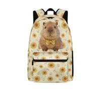 Dolyues Zaino per ragazze età 6-8 Kawaii Back to School Bookbag per bambini elementari ergonomici borse per libri di prima elementare, Girasole con arco ratto d'acqua, Zaino daypack
