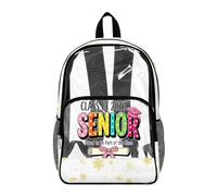 Dolyues Zaino trasparente per la scuola carino borsa per libri per eventi stadio, zaini per bambini resistenti per ragazze con fondo rinforzato, Senior, Zaino daypack