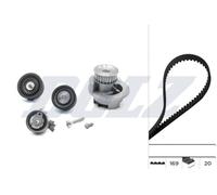DOLZ KD075 Pompa acqua + Kit cinghie dentate per OPEL