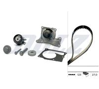 DOLZ KD103 Pompa acqua + Kit cinghie dentate per DACIA,NISSAN,RENAULT