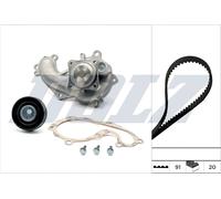 DOLZ KD123 Pompa acqua + Kit cinghie dentate per FORD