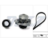 DOLZ KD129 Pompa acqua + Kit cinghie dentate per AUTOBIANCHI,FIAT,LANCIA