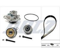 DOLZ KD162 Pompa Acqua & Kit Cinghia Distribuzione per Alfa Romeo, Chevrolet,