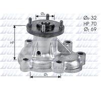 DOLZ O131 Pompa acqua per OPEL Corsa B Schrägheck (S93) Astra F CC (T92)