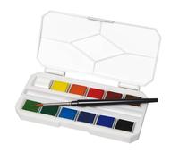 Acquerelli On the Go - DOM - conf. 12 pezzi + pennello brush + tavolozza