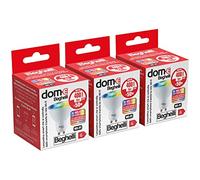 Dom-e Beghelli Lampadina LED Alexa Smart SPOT GU10 RGB-CCT WiFi, Lampada Compatibile con App, Facile Installazione Regolazione di Colori a Luce Calda e Luce Fredda, 3 pz