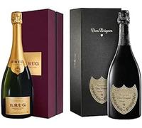 Dom Perignon vintage 2013 + Champagne Krug edizione 171' - Due bottiglie di grandi champagne in cofanetto - idea regalo Importante