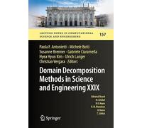 Domain Decomposition Methods in Science and Engineering XXIX