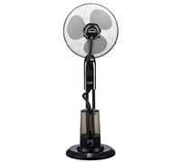 Domair MF25N - Ventilatore con nebulizzatore, 40 cm, 75 W, Nero