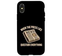 Domanda Media La protesta politica resiste al pensiero critico Custodia per iPhone X/XS