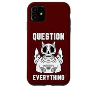 Domanda Tutto Vintage Propaganda di libertà di parola Custodia per iPhone 11