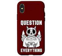 Domanda Tutto Vintage Propaganda di libertà di parola Custodia per iPhone X/XS