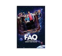 Domande frequenti sui viaggi nel tempo di film classici e serie TV, poster su tela, decorazione da parete, dipinti da appendere, poster 50 x 75 cm, senza cornice