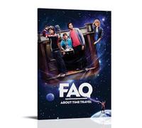 Domande frequenti sui viaggi nel tempo, film classici e serie TV, poster su tela, decorazione da parete, dipinti da appendere, poster 50 x 75 cm, stile cornice