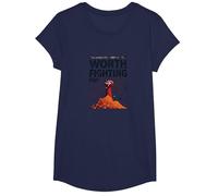Domani ha Bisogno di Te: Vale la Pena lottare per L'Arte ispiratrice Maglietta, Ragazze, Navy, L