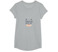 Domani ha Bisogno di Un Supporto stimolante per la Salute mentale Maglietta, Ragazze, Grigio Melange, XS
