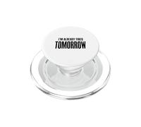 Domani sono già stanco - mattina, caffè, lavoro, stress PopSockets PopGrip per MagSafe
