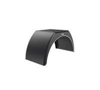 Domar Parafango per parafango auto, 45 x 148 cm, leggero per camion, paraspruzzi con bordo bianco