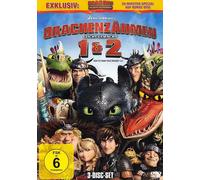 Domare facilmente i draghi 1 & 2 [3 DVD] NUOVO IMBALLO ORIGINALE