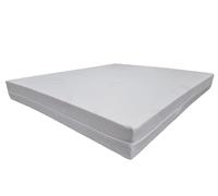 DoMaRi - Materasso Matrimoniale, 140x190cm, in WATERFOAM, Altezza 18 cm Reali,Rivestimento in Aloe Vera sfoderabile Antibatterico, Ortopedico, Alleviamento Punti di Pressione (140 x 190)