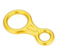 Domary 35kn High Strength 8 Discendente Ringra Rock Rescue Rescue per Gli Scalatori (Oro)