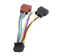 Domary Adattatore Cablaggio ISO per Connettore Autoradio Vecchia Autoradio | Plastica ABS, Connettore Stampato, Compatibile con /, Ricambio per Cablaggio di Fabbrica Non Funzionante