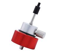 Domary Adattatore di Ricarica Rosso con Stelo Senza Perdite con Porta Olio Siliconico per Serbatoio di Gas Verde Airsoft Magazine Camping