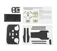 Domary Adesivi Decorativi della Pelle in PVC Resistente All'esercizio Impermeabile per Mavic 3 Drone (Nero)