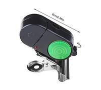 Domary Allarme di Abboccata da Pesca con Luce LED e Avviso Sonoro per la | Alta sensibilità, Avviso Sonoro da 80 DB, Design a Clip per Canne da Pesca, Compatto e Portatile, Struttura in Plastica e