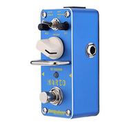 Domary Amo-3 Bit Crusher Pedale Effetto per Chitarra Mini Effetto Singolo con True Bypass 3 Manopole 1 Interruttore Mix Bit Crush per Chitarra Elettrica Basso Alto
