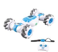 Domary Auto Acrobatica RC, Telecomando, Sensore di Gesti, Auto Deformabile, 4WD, Rotazione a 360 Gradi, Controller per Orologio per Tutti i Terreni, 2,4 GHz, Distanza di Controllo (Blu)