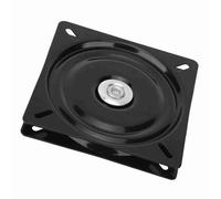 Domary Base Girevole del Sedile a 360 Gradi per Sgabelli da Bar, Design Resistente con Rinforzo Rivetto, Perfetto per Tavoli da Pranzo e Sedie, Materiale in Acciaio Affidabile (6 pollici - spessore