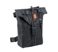Domary Borsa da Gamba Striscia Riflettente Capacità 2 Litri Zaino Regolabile per la Coscia per Equitazione Pesca Avventure All'aria Aperta Tessuto Oxford Rivestito Pelle PU Geomet