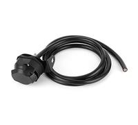 Domary Cablaggio Cavo per Rimorchio a 13 Pin, con Alloggiamento in Plastica in Ottone per Connettore Europeo a 13 Poli Illuminare Rimorchio o Roulotte Trasmettere Luci di