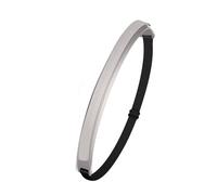 Domary Canda per la Banda per Capelli in Fascia di Sudore in Silicone per Uomini e Donne Che Corrono Allenamento in Palestra Yoga Cicling (Grigio)