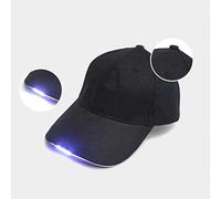 Domary Cappello LED con 5 Luci, Baseball Regolabile per Campeggio | Da 100 a 110 Caratteri, Vano Batteria Rimovibile, Mani Libere per Pesca, Jogging, Speleologia, Costruzione Durevole