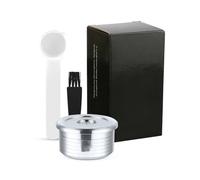 Domary Capsula per caffè Riutilizzabile in Acciaio Inossidabile Compatibile con AAA 3A C225 NDIQ7323 EP Mini Point 18/8 Durezza Filtro per caffè Preciso Un Gusto Forte e Morbido