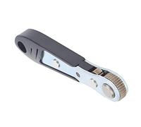 Domary Chiave a Cricchetto Efficiente Attrezzo Manuale da 1/4 Pollice Facile da Usare per Ispezioni di Armadietti e Motori Cromato 110 Mm