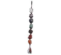 Domary Ciondolo con 7 Pietre Curative dei Chakra, Decorazioni in Pietre