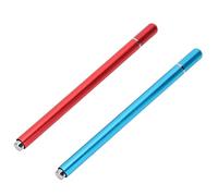 Domary Confezione da 2 Penne Stilo, Stilo in Alluminio Ad Alta | Compatibile con Tablet, Telefoni, , Punta Universale per Disco, Nessuna Batteria Necessaria, Scrittura Precisa, 8 Colori