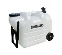 Domary Contenitore per Acqua da Campeggio da 28 Litri con Ruote e | Rubinetto Sostituibile, Maniglie a Doppia Impugnatura, Deposito D'acqua Portatile da 28 Litri, Trasporto Antiscivolo, per