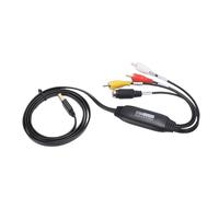 Domary Convertitore da VHS A Digitale Scheda di Acquisizione Video da AV A USB Dispositivo di Trasferimento Video 1080P 30Hz S USB 2.0 Grabber C per OS X